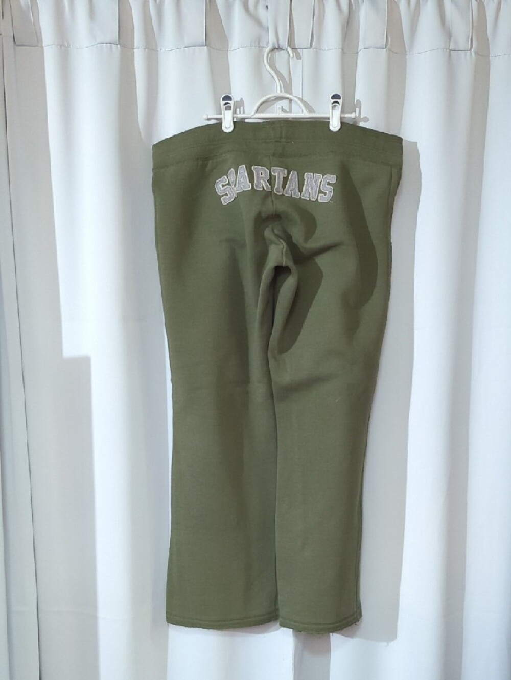 Campus Crew Michigan State Olive Green Jogger Sweatpants – Women’s Large - Picture 3 of 16